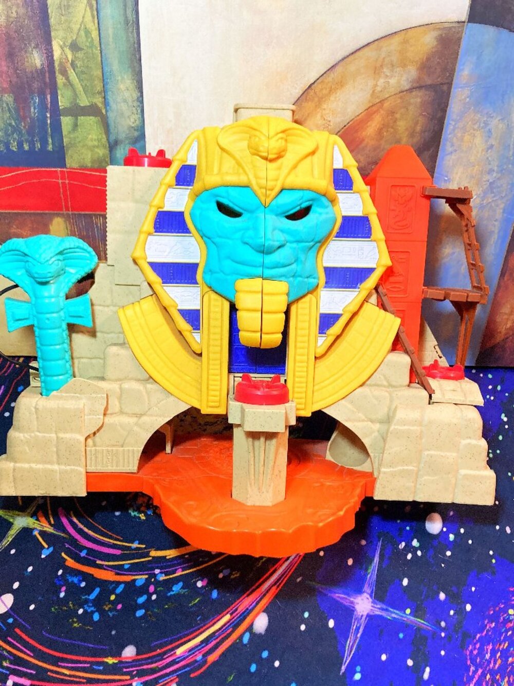 FISHER-PRICE IMAGINEXT SERPENT STRIKE PYRAMID TOY PLAY SET - LIGHTS & SOUNDS